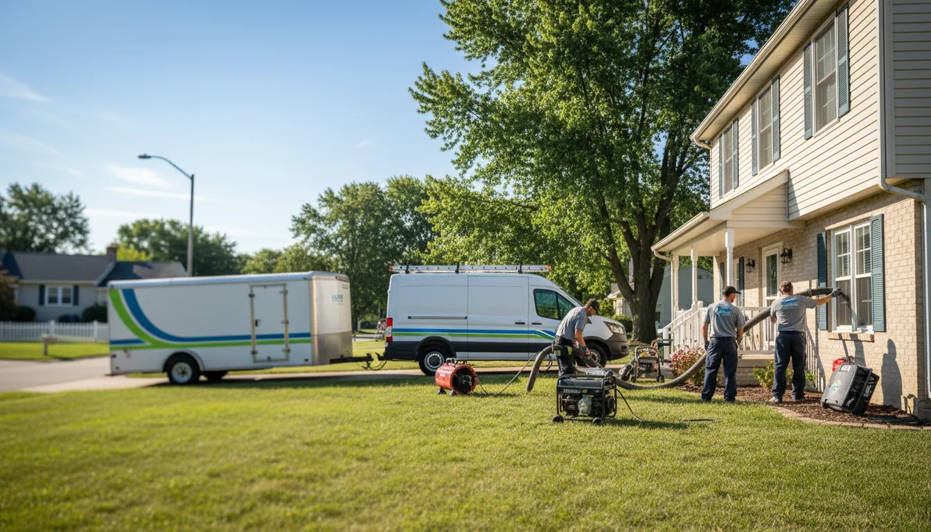 Flooded Basement Restoration And Cleanup With Repair in Randolph, IA near me